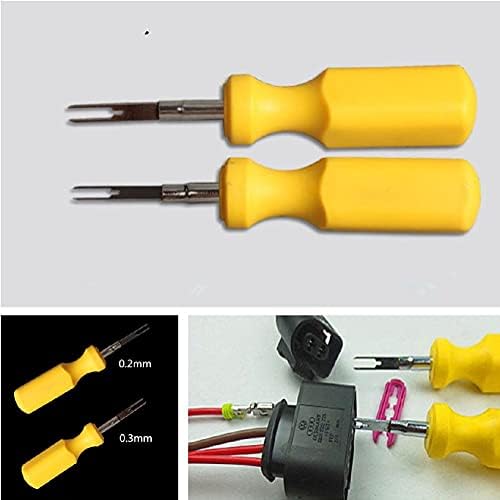 Автомобилен инструмент за премахване на клемм кабели 2 мм + набор от инструменти за отстраняване на клемм кабели 3 мм за VAG