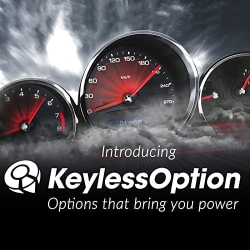 KeylessOption Подмяна на автомобилния Ключодържател с дистанционно управление без ключ за 15732803 -Червен