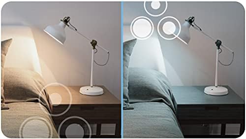 Led лампи на GE Lighting LED +, които променят цвета си, да се освободи без приложение или Wi-Fi, лампи A19 (3 броя)
