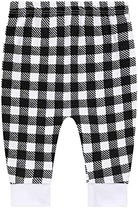 Lazyrhino Комплект от 4 детски панталони за джогинг - Меки Памучни панталони за момчета и Момичета - Унисекс с Хубав Цветен дизайн за бебета