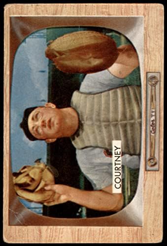 1955 Боуман № 34 На Клинт Кортни Чикаго Уайт Сокс (Бейзболна картичка) ЛОШ Уайт Сокс