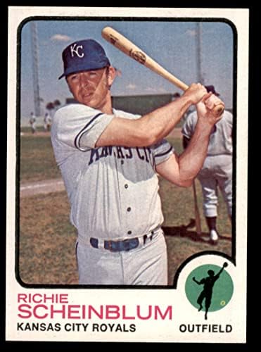 1973 Topps 78 Ричи Шейнблюм Канзас Сити Роялз (бейзболна картичка) NM / MT + Рояли