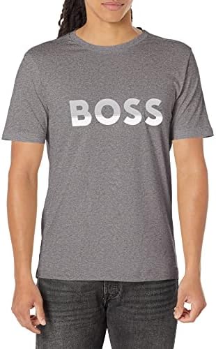 Мъжки Памучен тениска БОС от Джърси с Голяма лого