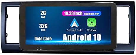 WOSTOKE 10,33 QLED/IPS 1600x720 Сензорен екран CarPlay и Android Auto Android Авторадио Автомобилната Навигация Стерео Мултимедиен плейър GPS Радио DSP Forvw caravelle 2015-2021