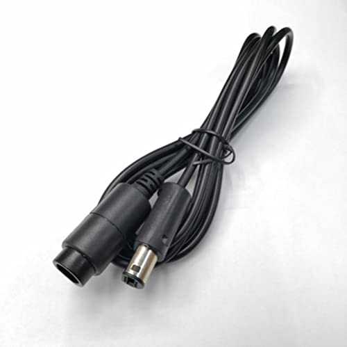 Удлинительный кабел HonHe 1,8 м, с черна дръжка за Gamecube / NGC / GC / WII и други игрови аксесоари
